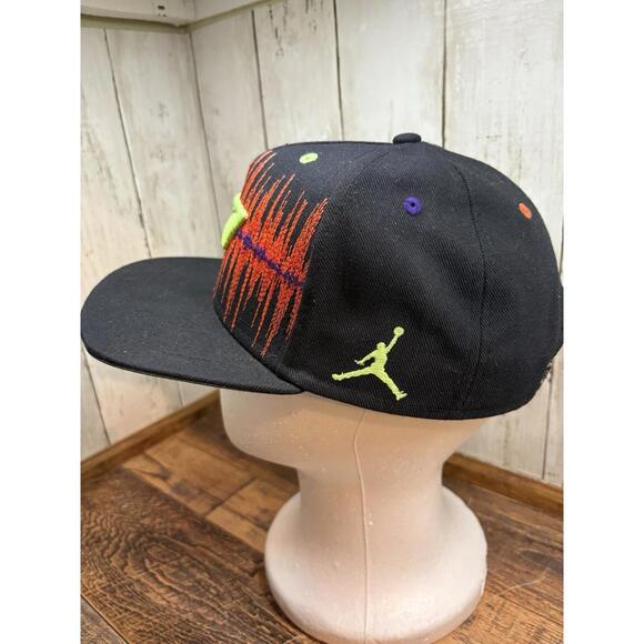 Chris Paul x Air Jordan Hat Cap Black Embroidered Jumpman Snap Back NBA CP3 - Picture 2 of 8